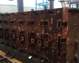烟化炉铜水套现场装置照片